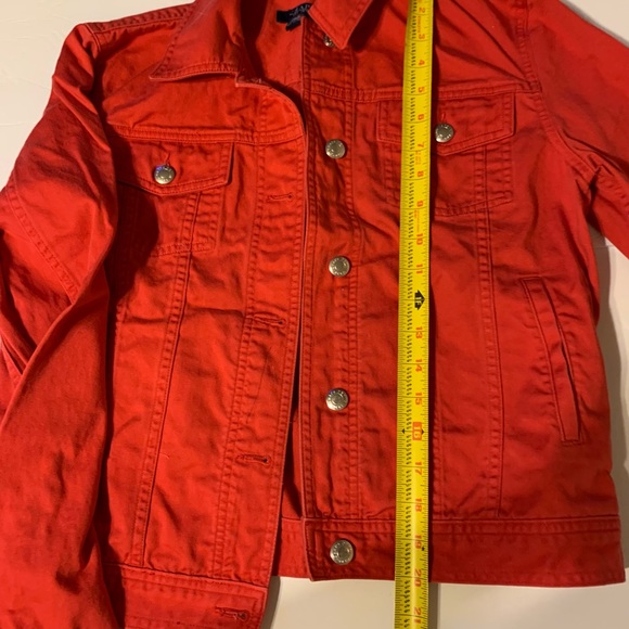 Chaps/Jean jacket/red/preowned/small/(Correction made on brand and size) - Picture 3 of 5